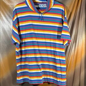 Colorful‎ Striped Women's Blouse